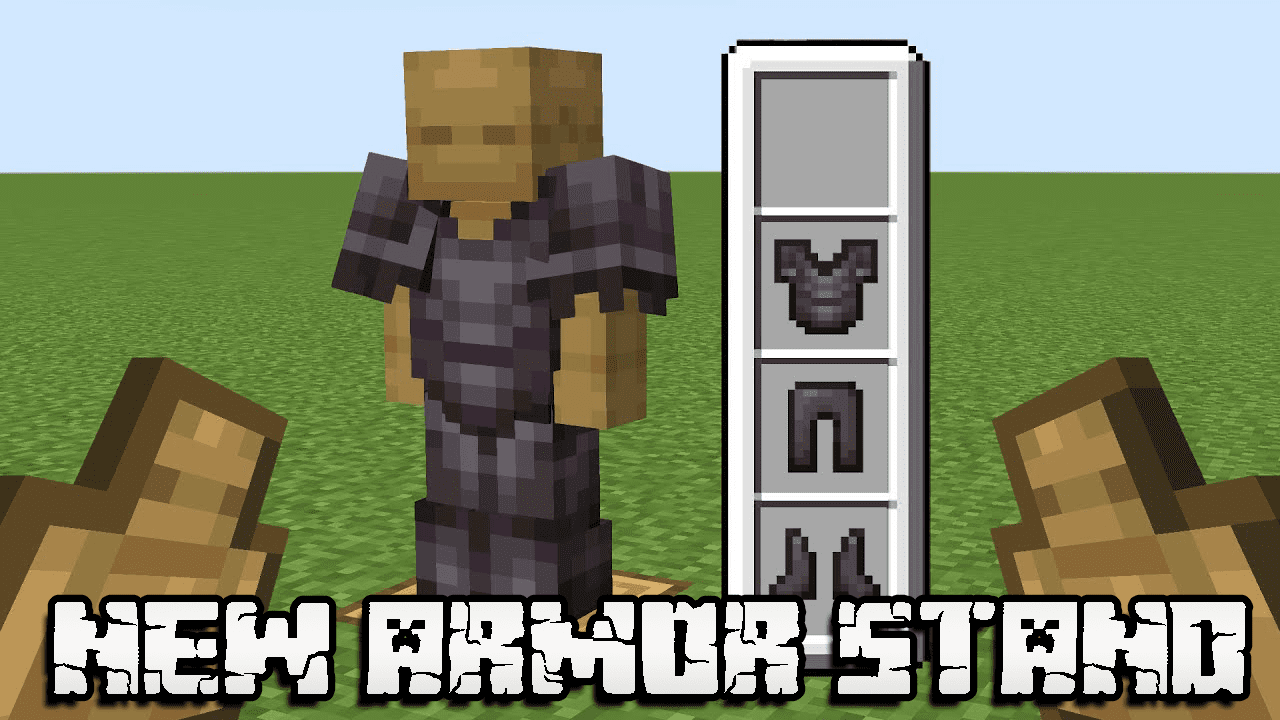 New Armor Stand Texture Pack (1.20, 1.19) – MCPE/Bedrock