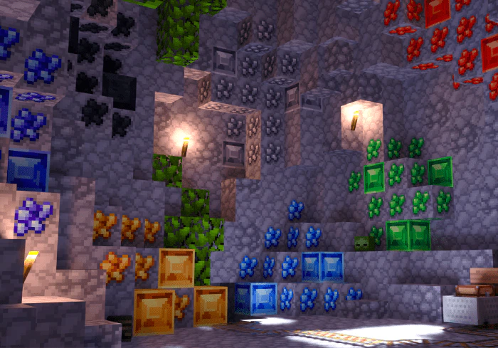 StarSwept [16x] Texture Pack (1.20, 1.19) – Bedrock Survival & PvP Pack — screenshot 1