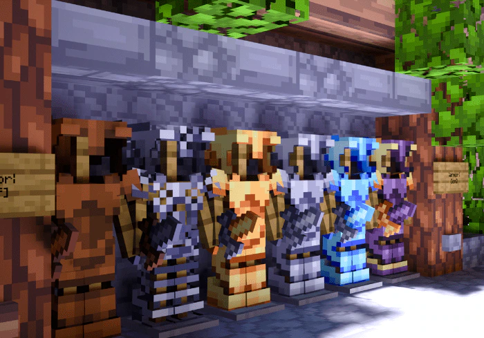 StarSwept [16x] Texture Pack (1.20, 1.19) – Bedrock Survival & PvP Pack — screenshot 3