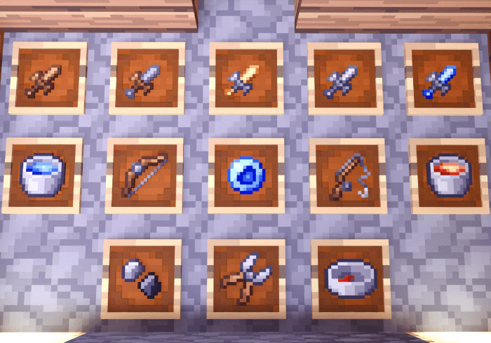 StarSwept [16x] Texture Pack (1.20, 1.19) – Bedrock Survival & PvP Pack — screenshot 6