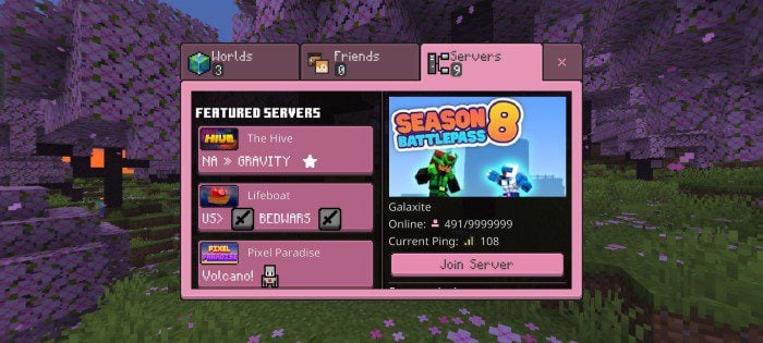Cherry UI Pack (1.20, 1.19) – MCPE/Bedrock — screenshot 4