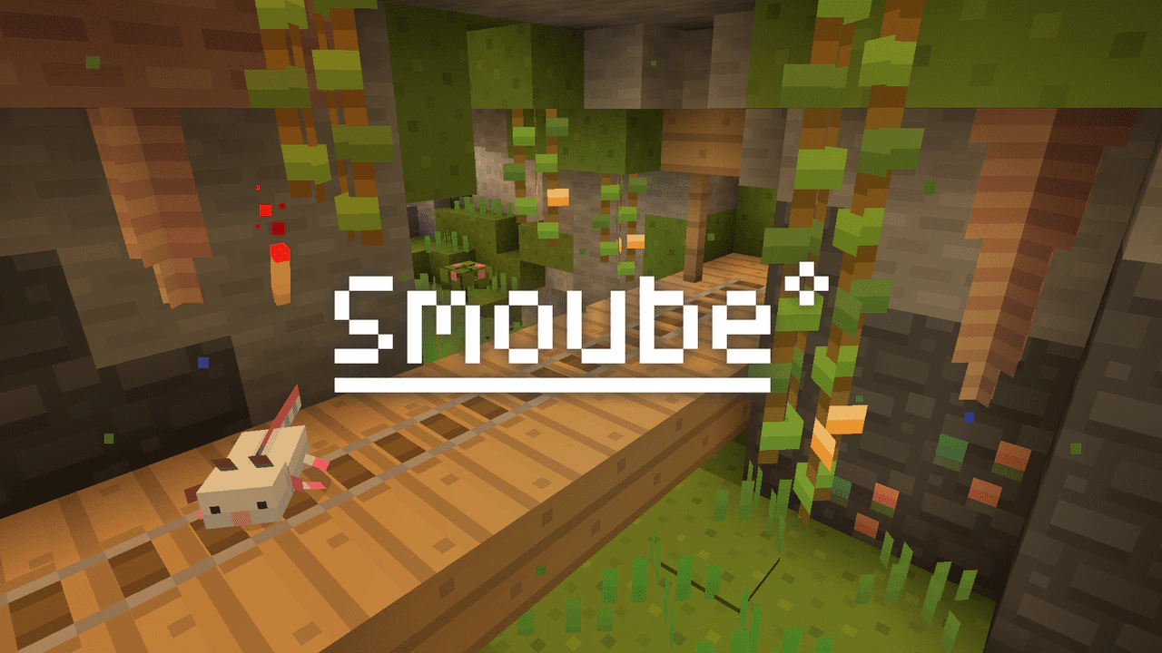 Smoube [8x] Texture Pack (1.20, 1.19) – Cartoon & Clean Vanilla Look — screenshot 1