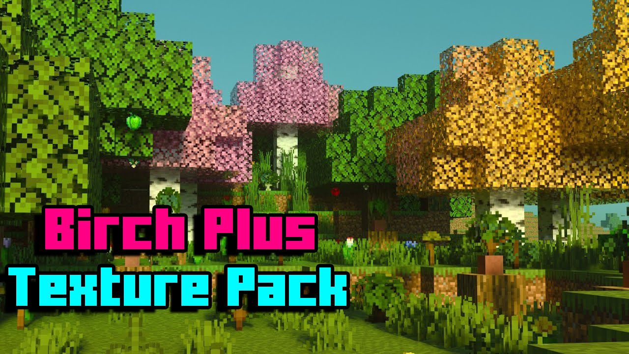 Birch Plus+ Texture Pack (1.20, 1.19) – MCPE/Bedrock