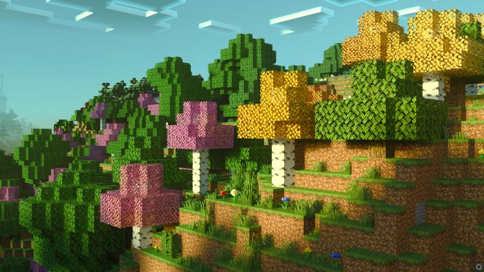 Birch Plus+ Texture Pack (1.20, 1.19) – MCPE/Bedrock — screenshot 1