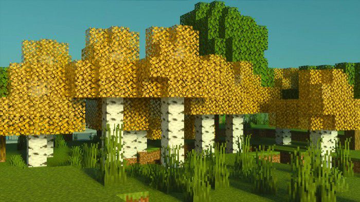 Birch Plus+ Texture Pack (1.20, 1.19) – MCPE/Bedrock — screenshot 2