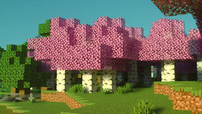 Birch Plus+ Texture Pack (1.20, 1.19) – MCPE/Bedrock — screenshot 4
