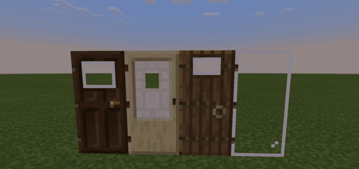 All Doors Have Windows Texture Pack (1.20, 1.19) – MCPE/Bedrock — screenshot 2