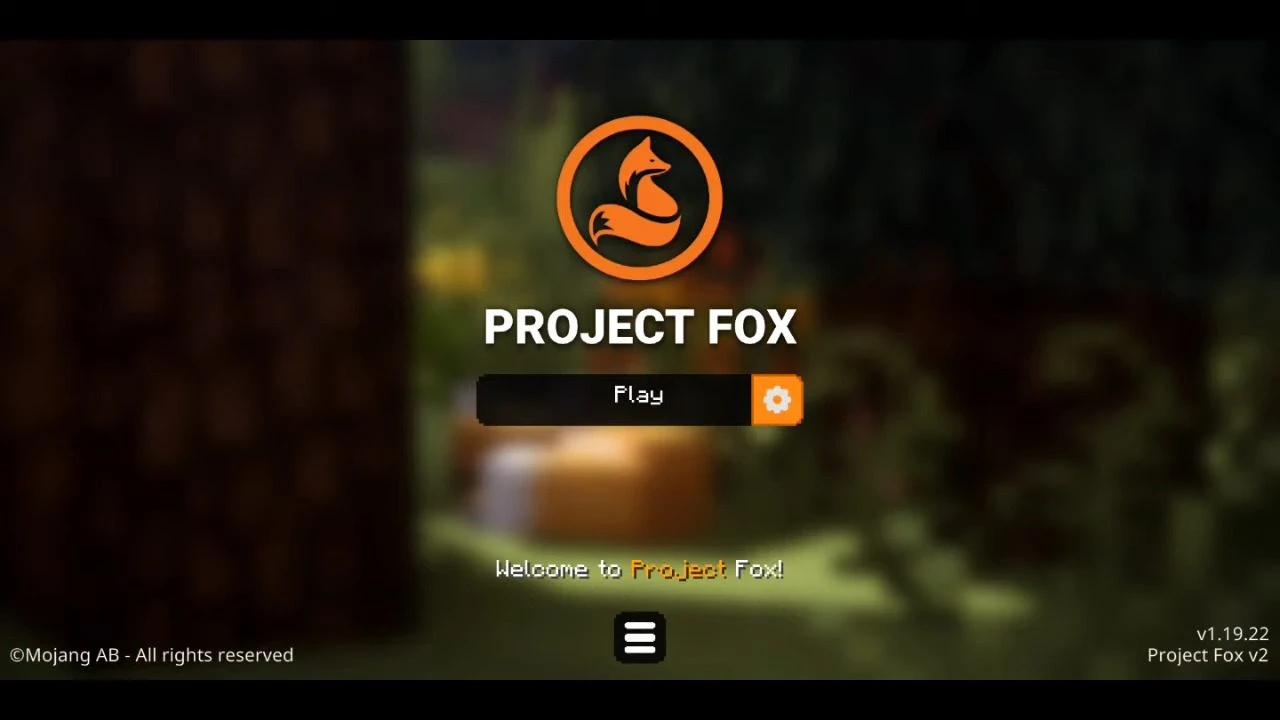 Project Fox UI Pack V3 (1.20, 1.19) – Simple Texture, Mod Menu — screenshot 1