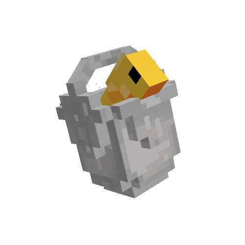 3D Buckets Pack (1.20, 1.19) – Animated Buckets — screenshot 5