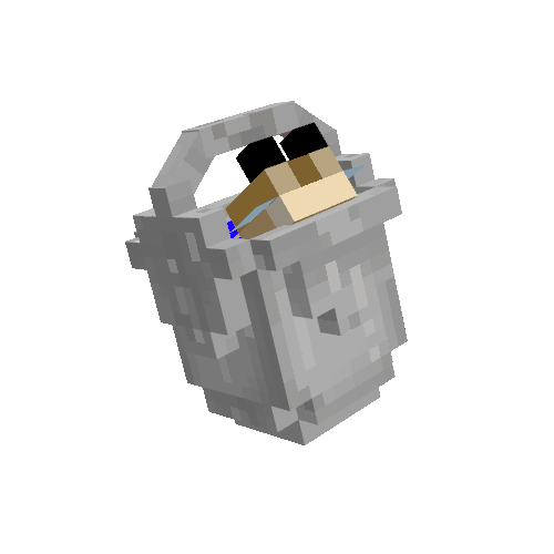 3D Buckets Pack (1.20, 1.19) – Animated Buckets — screenshot 6