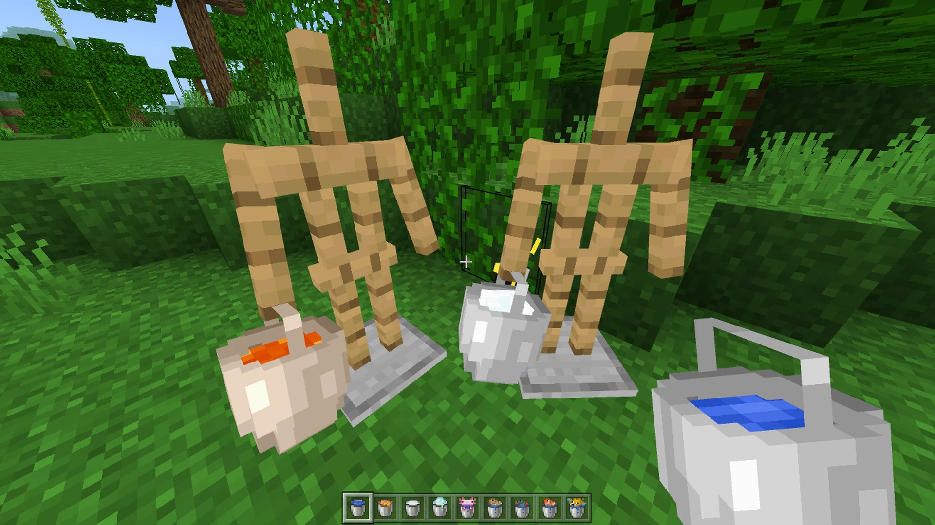 3D Buckets Texture Pack (1.20, 1.19) – Bedrock Tweaks — screenshot 3
