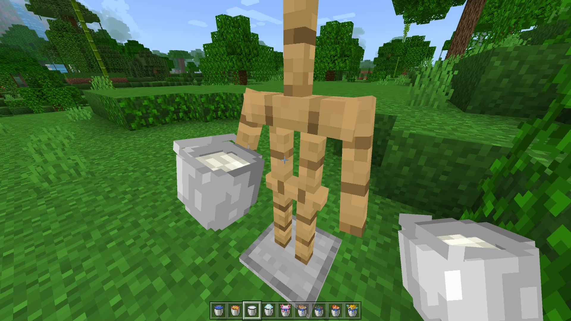 3D Buckets Texture Pack (1.20, 1.19) – Bedrock Tweaks — screenshot 4