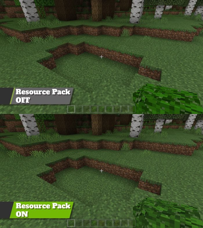 Slightly Better Foliage Colors Pack (1.20, 1.19) – MCPE/Bedrock — screenshot 1