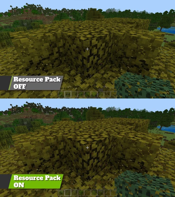 Slightly Better Foliage Colors Pack (1.20, 1.19) – MCPE/Bedrock — screenshot 4