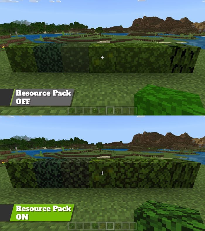 Slightly Better Foliage Colors Pack (1.20, 1.19) – MCPE/Bedrock — screenshot 6
