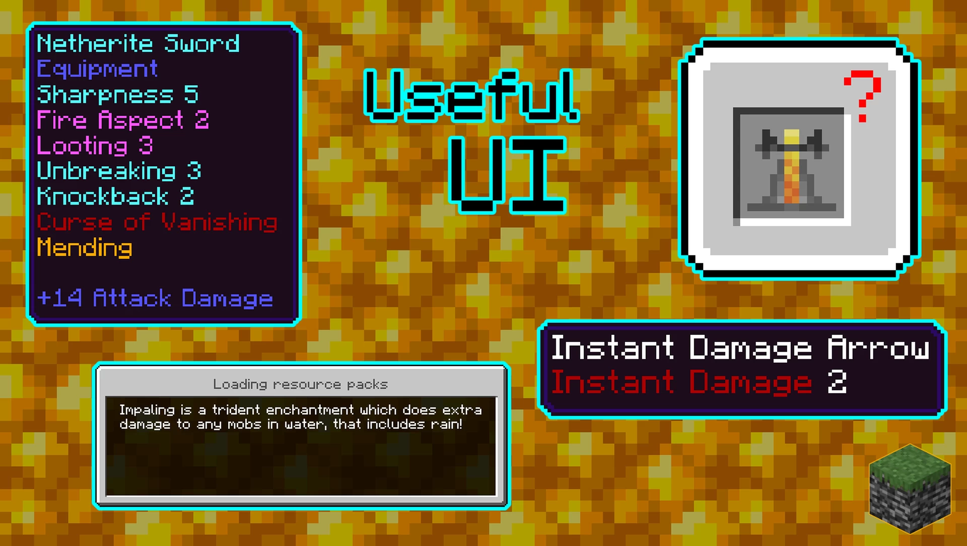 Utility UI Texture Pack (1.20, 1.19) – Bedrock Tweaks