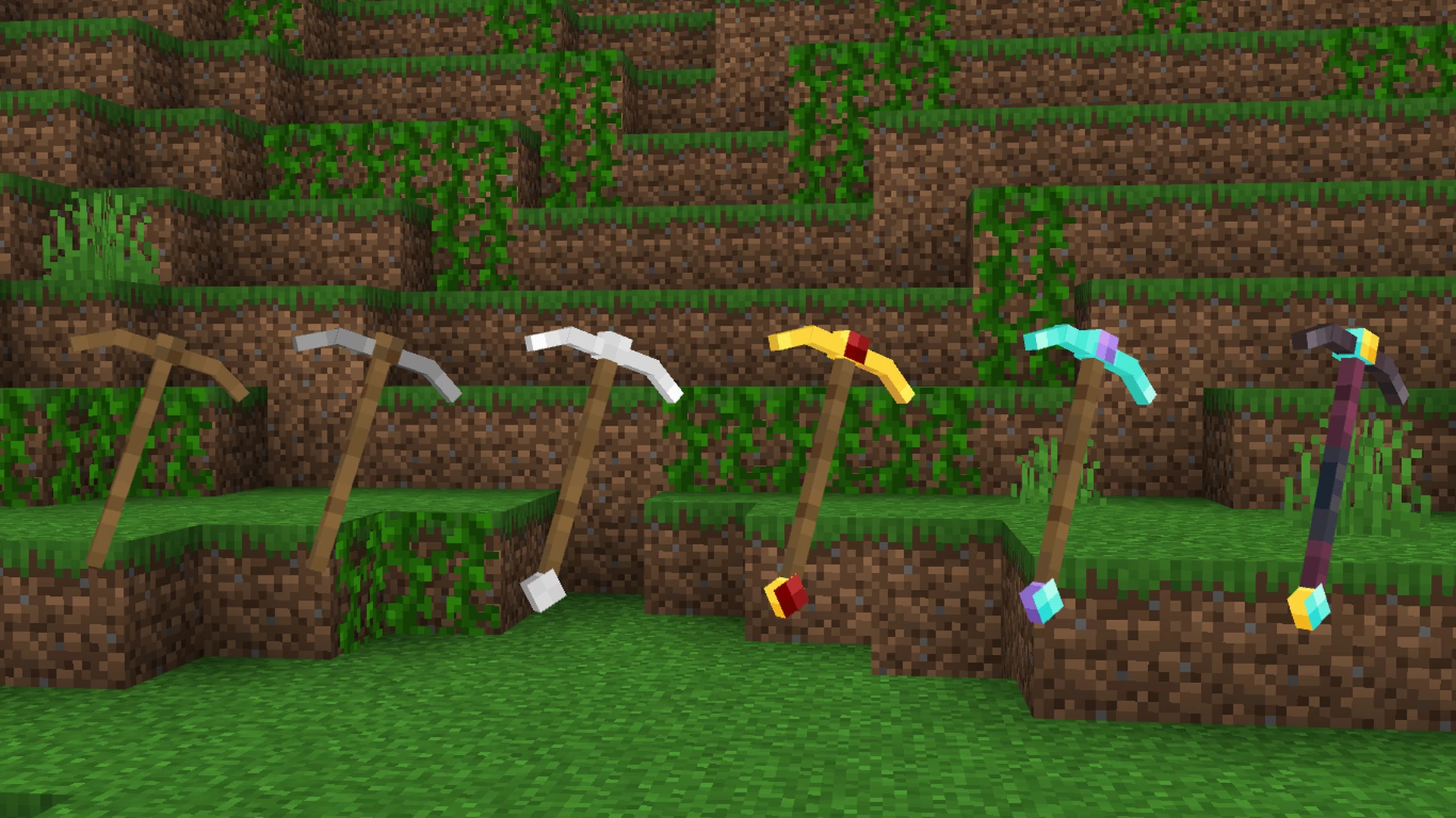 Improved Tools 3D Texture Pack (1.20, 1.19) – Bedrock Tweaks — screenshot 3