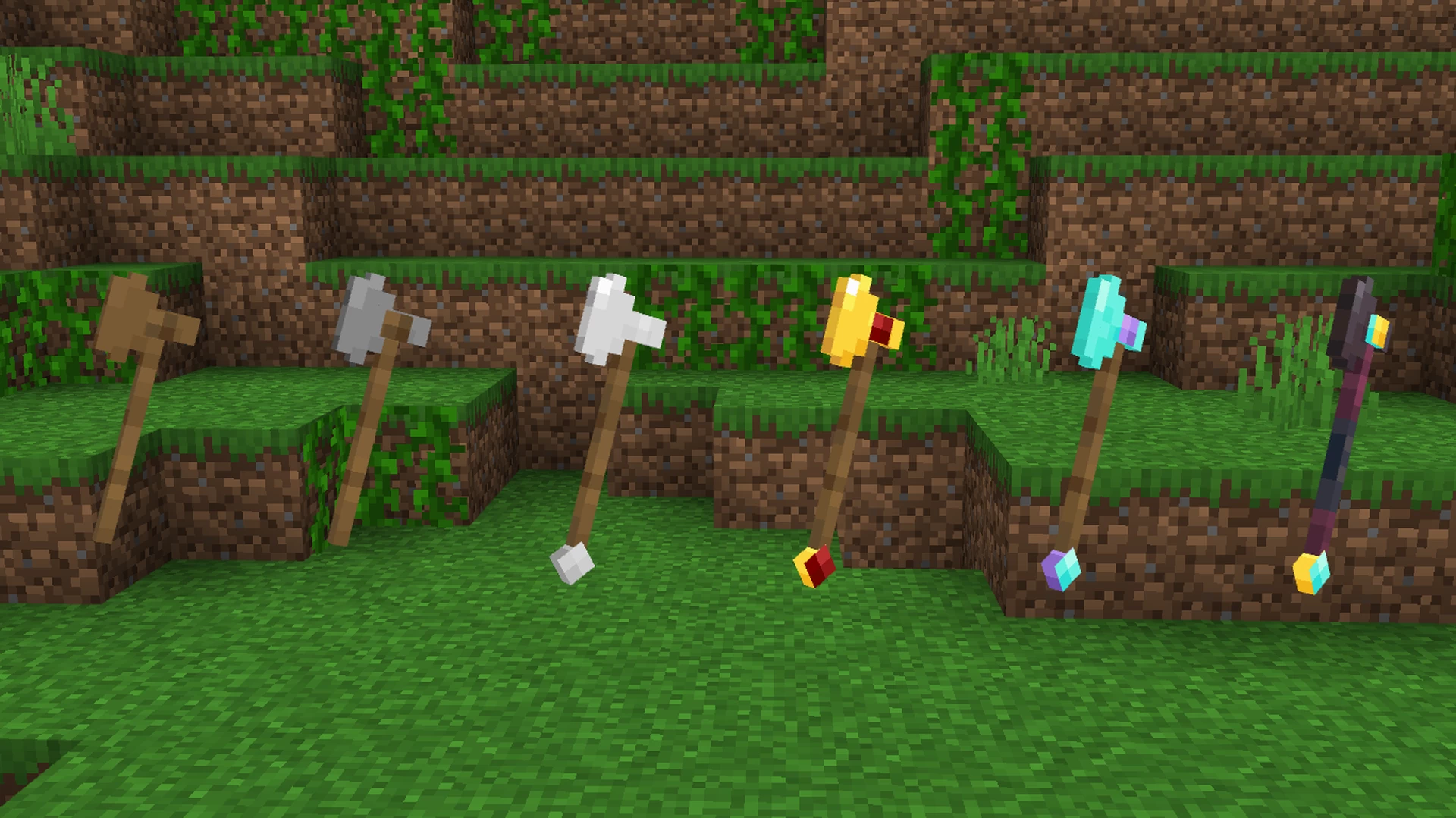 Improved Tools 3D Texture Pack (1.20, 1.19) – Bedrock Tweaks — screenshot 4