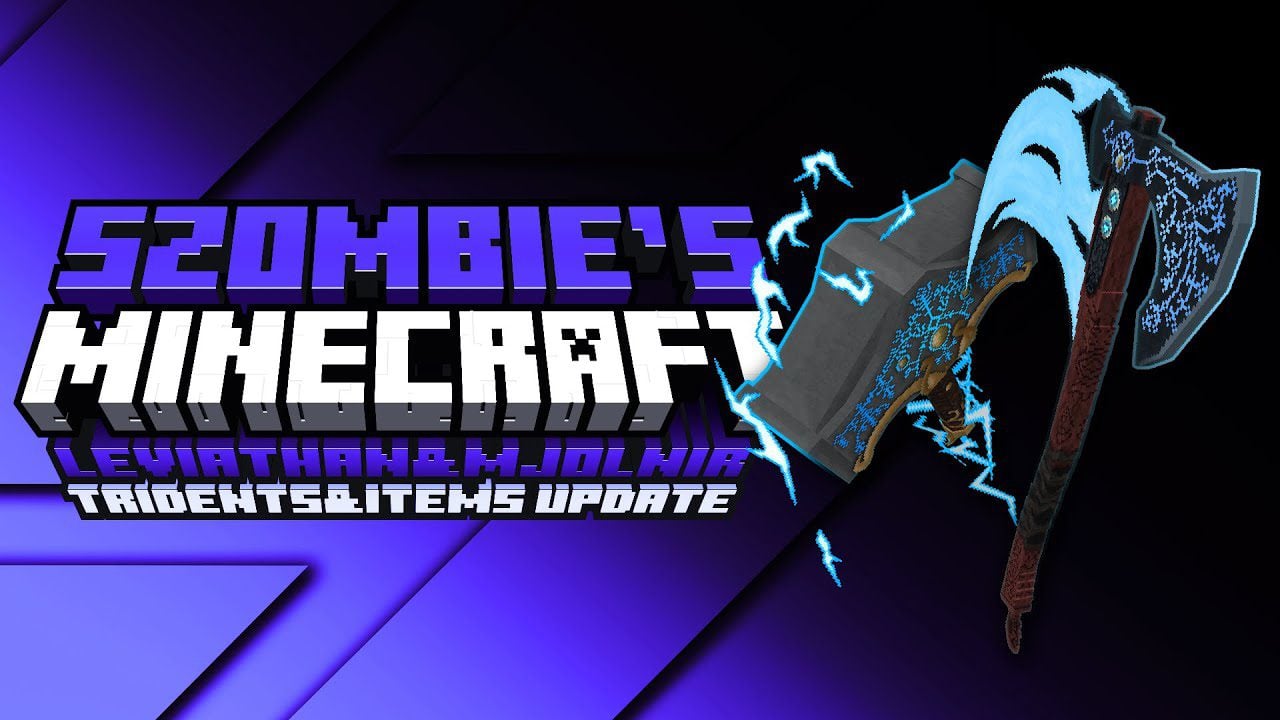 GoW Leviathan Axe & Mjolnir Pack (1.20, 1.19) – MCPE/Bedrock
