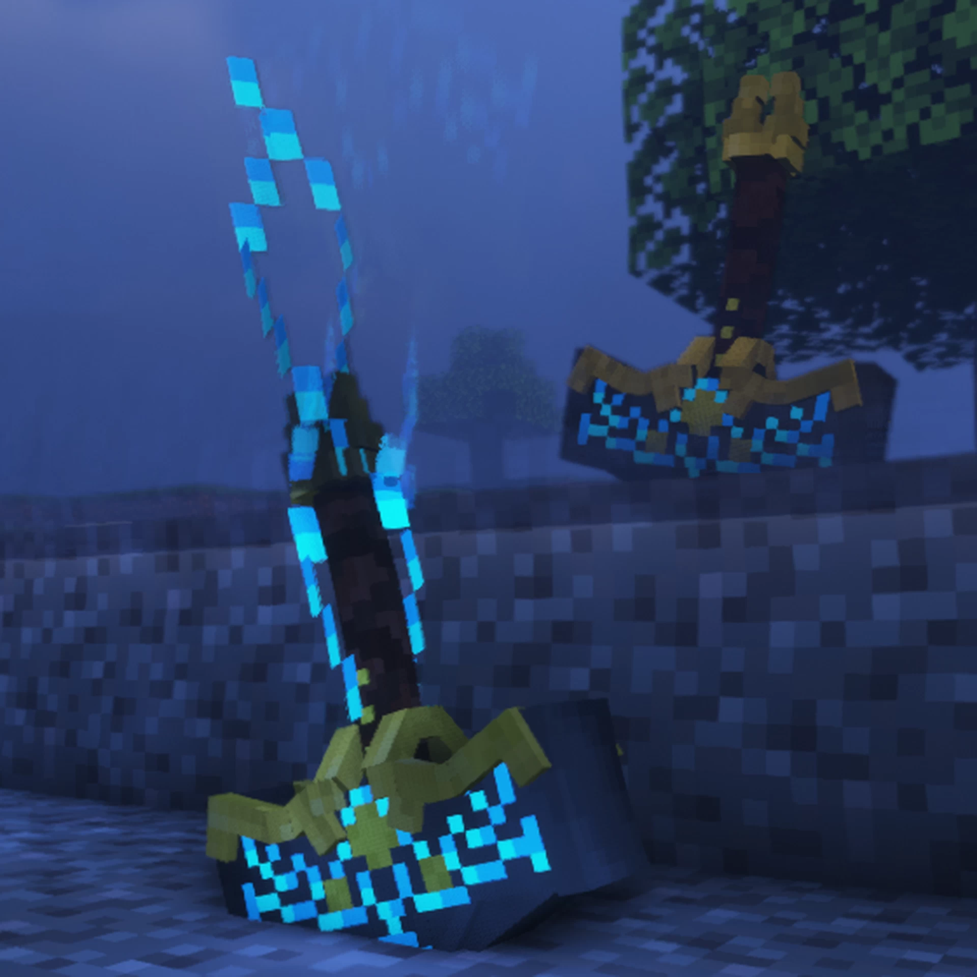 GoW Leviathan Axe & Mjolnir Pack (1.20, 1.19) – MCPE/Bedrock — screenshot 8