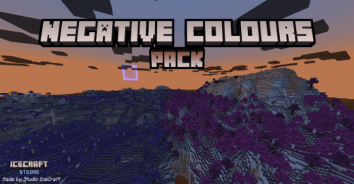 Negative Colors Texture Pack (1.20, 1.19) – MCPE/Bedrock