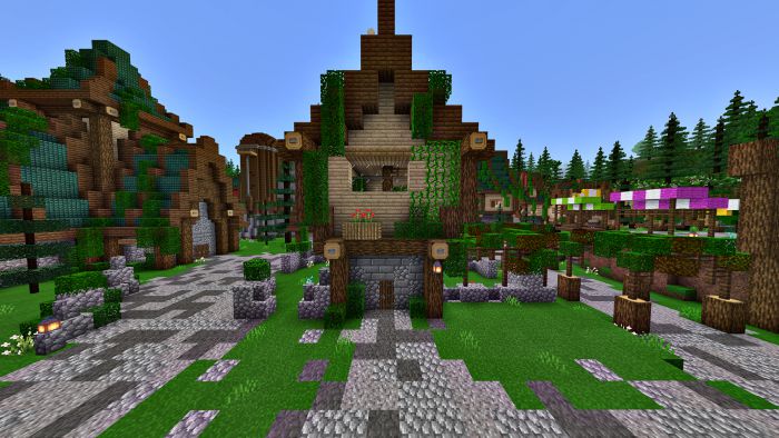 Immersive Default Texture Pack (1.20, 1.19) – MCPE/Bedrock — screenshot 1