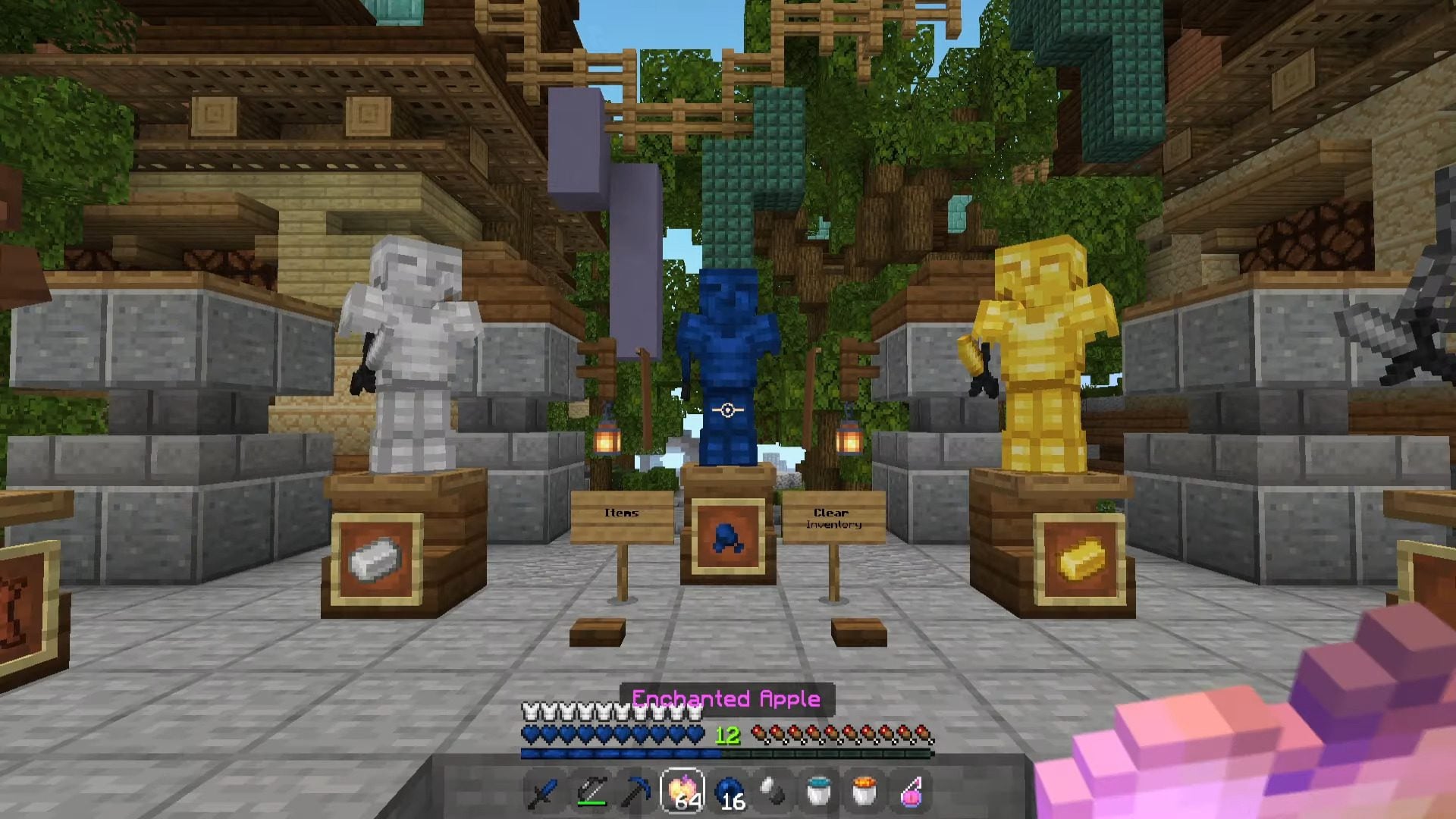 Azura [16x] Texture Pack (1.20, 1.19) – MCPE/Bedrock PvP Pack — screenshot 1
