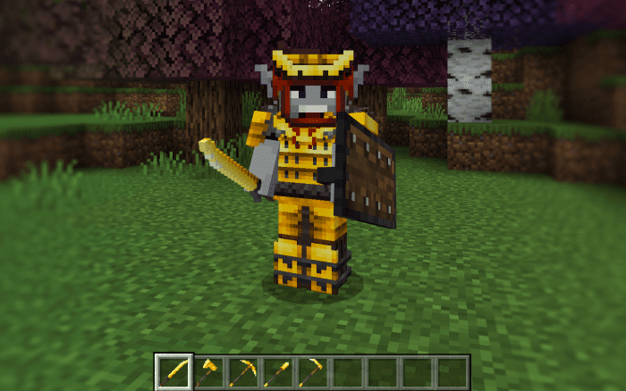 Grimdark Samurai Texture Pack (1.19) – MCPE/Bedrock — screenshot 6