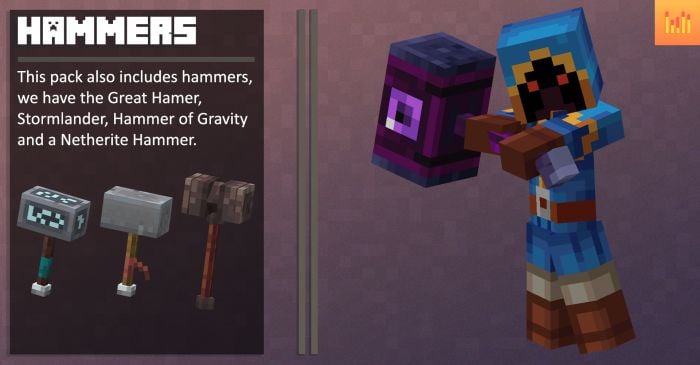 Custom 3D Trident Texture Pack (26.x, 1.19) for MCPE/Bedrock Edition — screenshot 5
