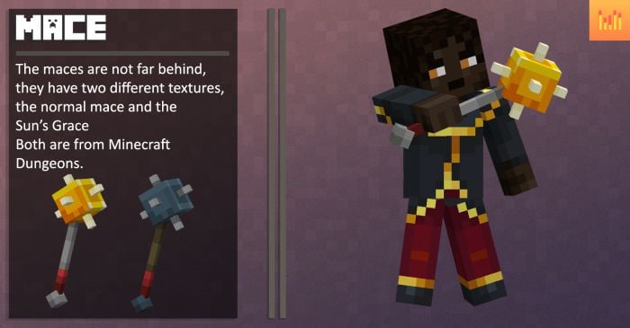 Custom 3D Trident Texture Pack (26.x, 1.19) for MCPE/Bedrock Edition — screenshot 6