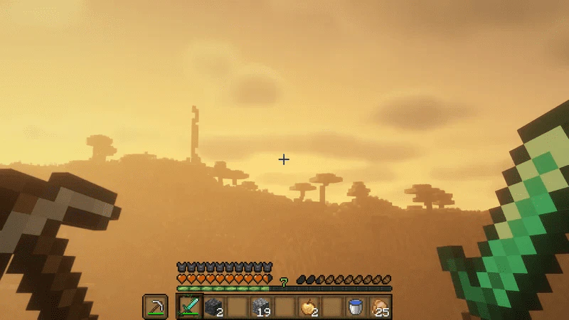 Explorer Hotbar Texture Pack (1.19) – MCPE/Bedrock — screenshot 6