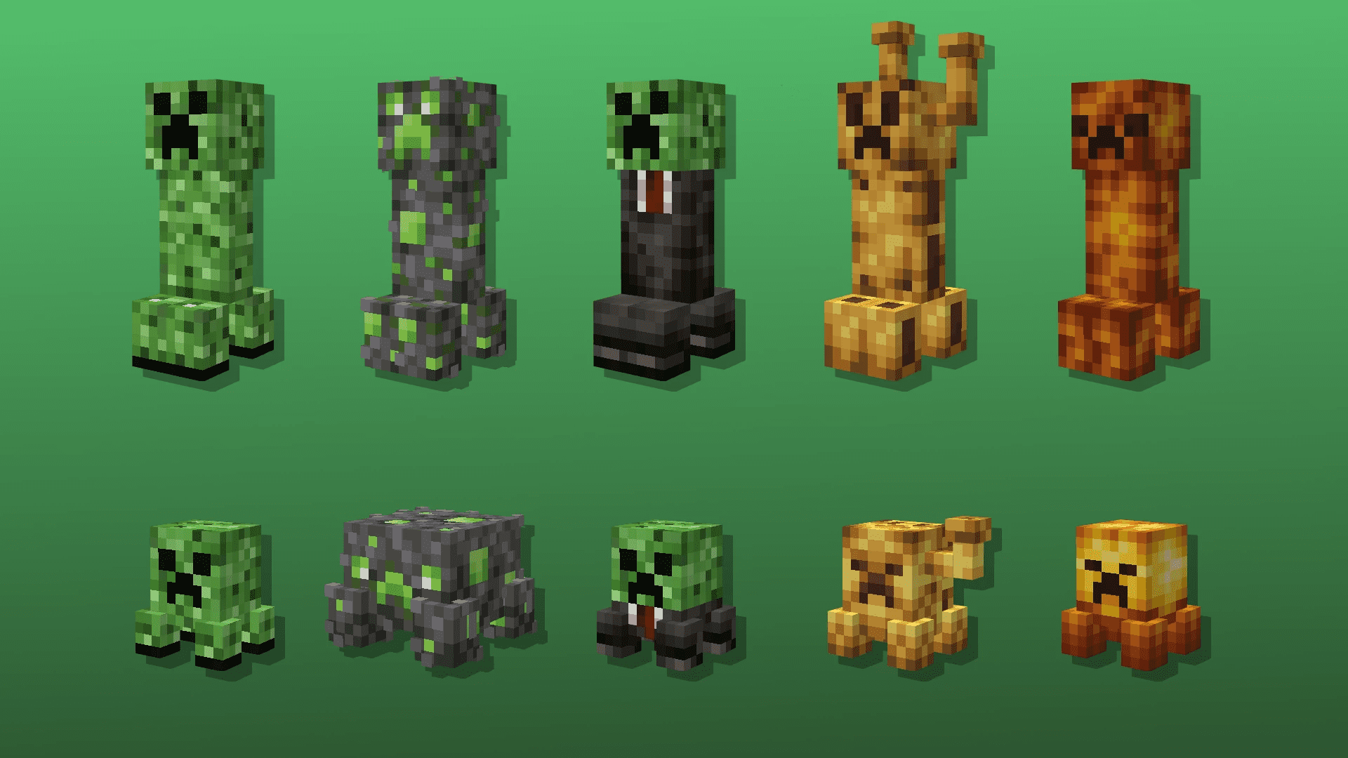 Collective Creepers Texture Pack (1.19) – MCPE/Bedrock — screenshot 1