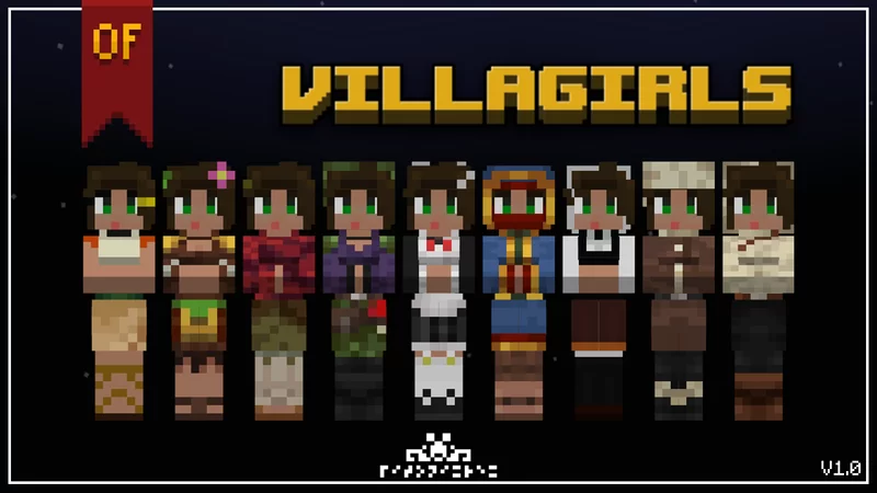 Villagirls Texture Pack (1.21.5) – Java/Bedrock