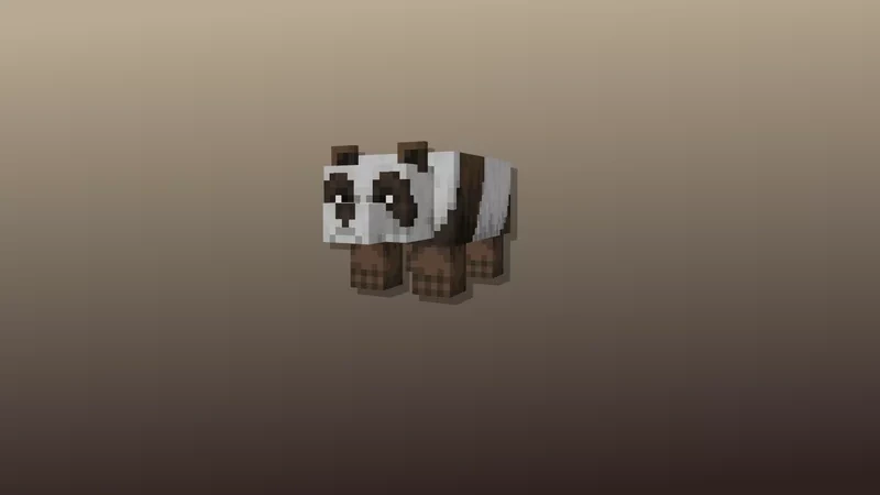 Puffier Pandas Texture Pack (1.19) – MCPE/Bedrock — screenshot 2