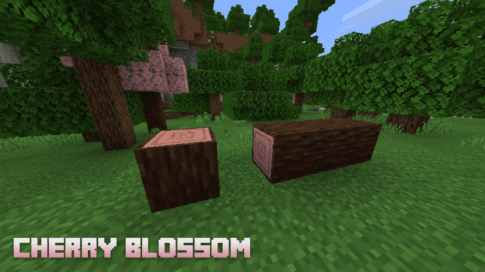 Cherry Blossom Texture Pack (1.19) – MCPE/Bedrock — screenshot 1