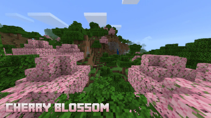 Cherry Blossom Texture Pack (1.19) – MCPE/Bedrock — screenshot 4