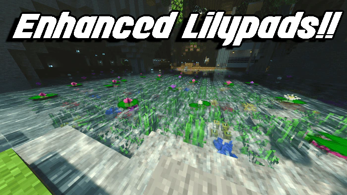 Enhanced Lilypads Texture Pack (1.19) – MCPE/Bedrock