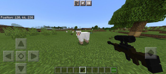 Sniper Glass Texture Pack (1.19) – MCPE/Bedrock — screenshot 1