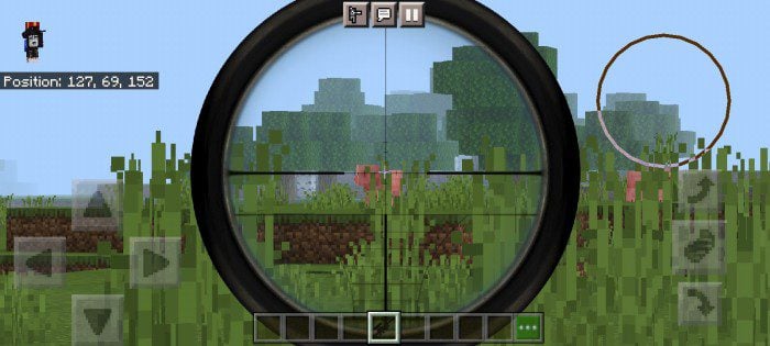 Sniper Glass Texture Pack (1.19) – MCPE/Bedrock — screenshot 2