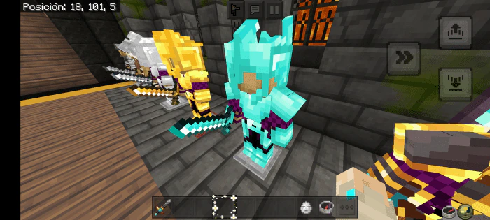 Fantasy Knight 3D Armor & Helmets Pack (26.x, 1.19) – MCPE/Bedrock — screenshot 2
