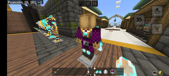 Fantasy Knight 3D Armor & Helmets Pack (26.x, 1.19) – MCPE/Bedrock — screenshot 6