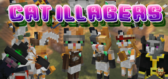 We Don't Scratch Texture Pack (1.19) – Cat Illagers