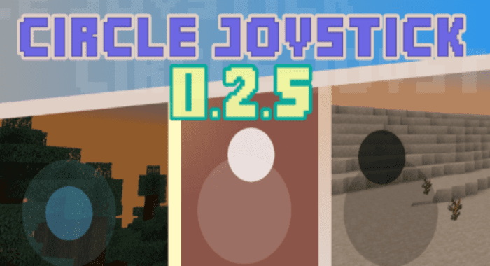 Circle Joystick Texture Pack (1.19) – MCPE/Bedrock