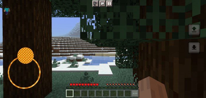 Circle Joystick Texture Pack (1.19) – MCPE/Bedrock — screenshot 3