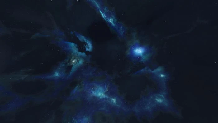 Blue Galaxies Texture Pack (1.19) – MCPE/Bedrock Custom Sky — screenshot 1