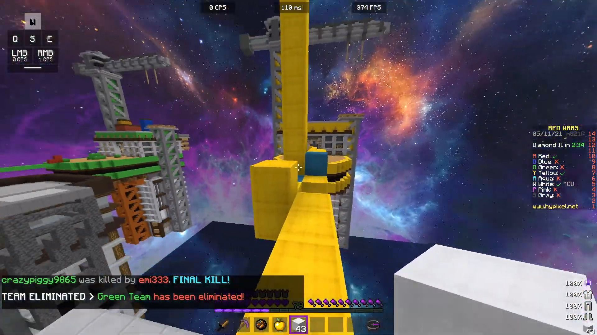 Blue Galaxies Texture Pack (1.19) – MCPE/Bedrock Custom Sky — screenshot 4