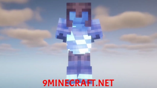 Frosty Enchantment Glint Texture Pack (1.26+) – MCPE/Bedrock — screenshot 1