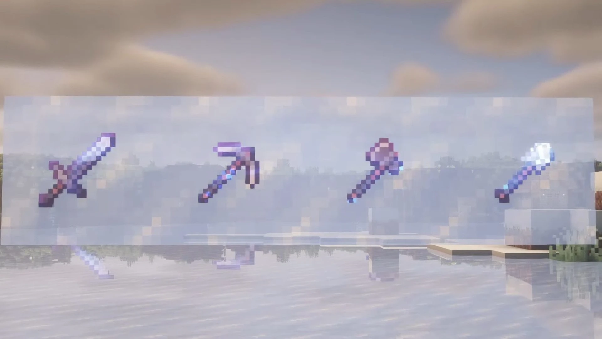 Frosty Enchantment Glint Texture Pack (1.26+) – MCPE/Bedrock — screenshot 5