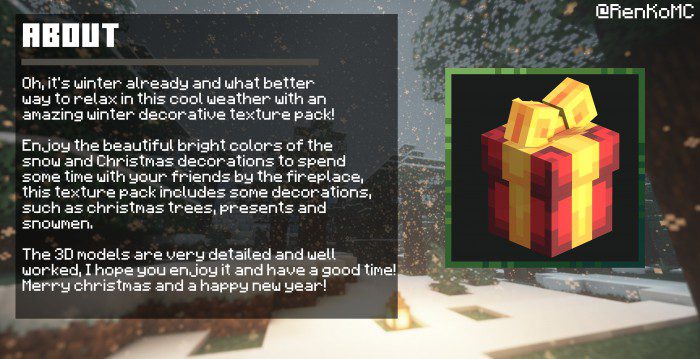 Winter Times Texture Pack (1.19) – MCPE/Bedrock — screenshot 1