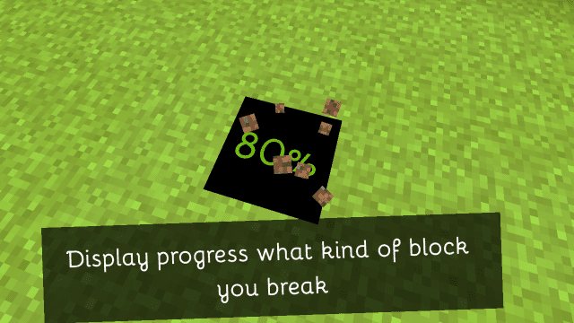 Breaking Block Progress Indicator Texture Pack (1.19) – MCPE/Bedrock — screenshot 2